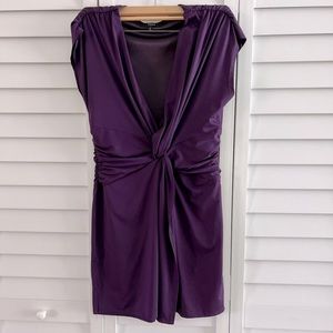 Purple Flattering Bodycon Dress